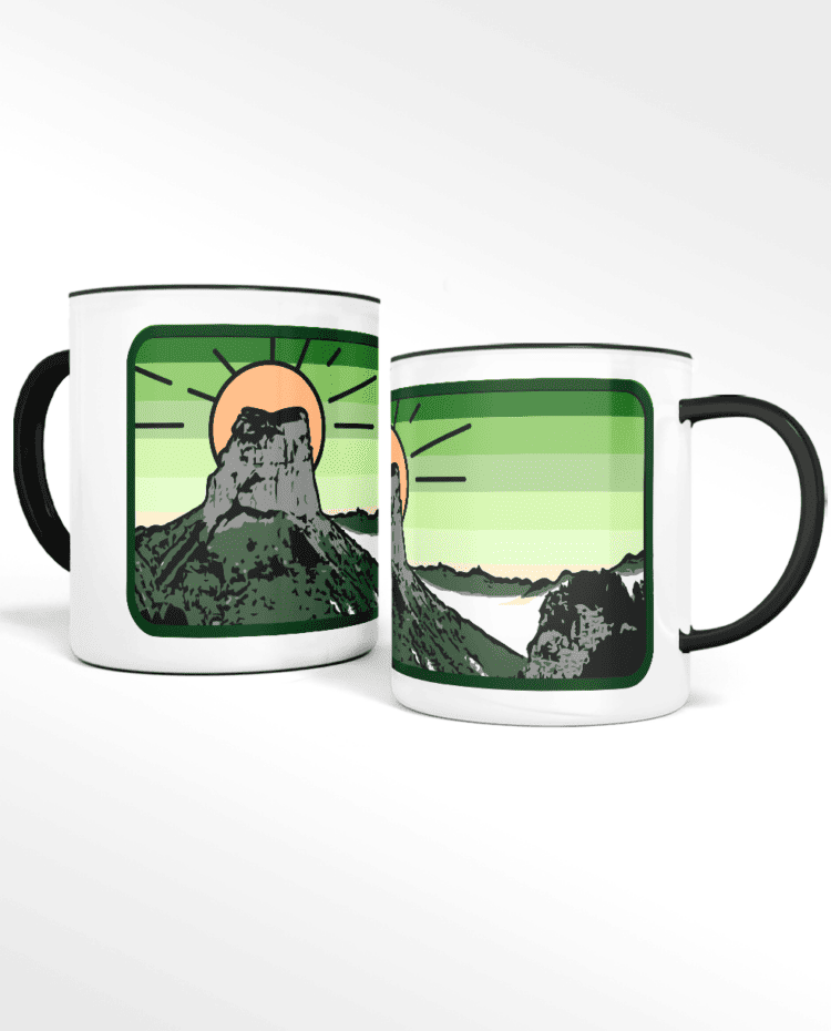 Mug CERAMIQUE montagne mont aiguille