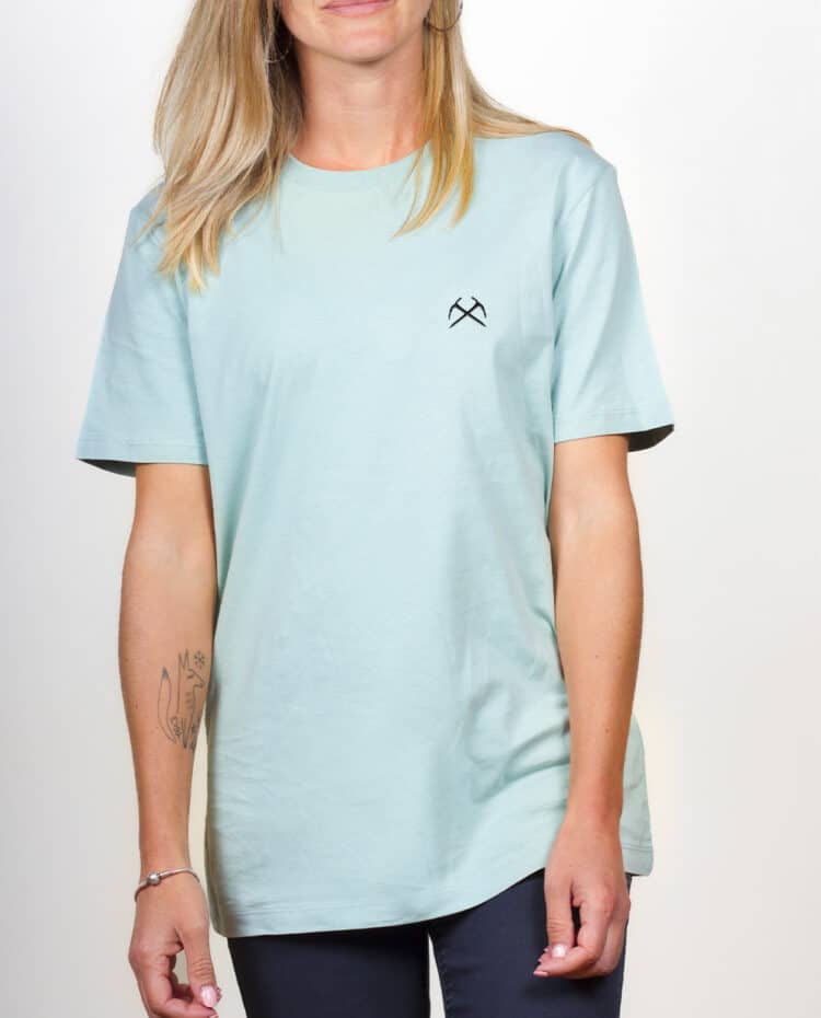 T shirt femme jade PIOLET ALPINISTE