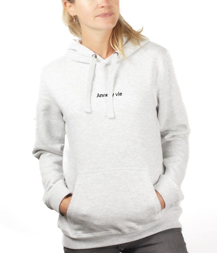 ANNECY VIE hoodie Sweat capuche Femme Blanc SWFBLA182