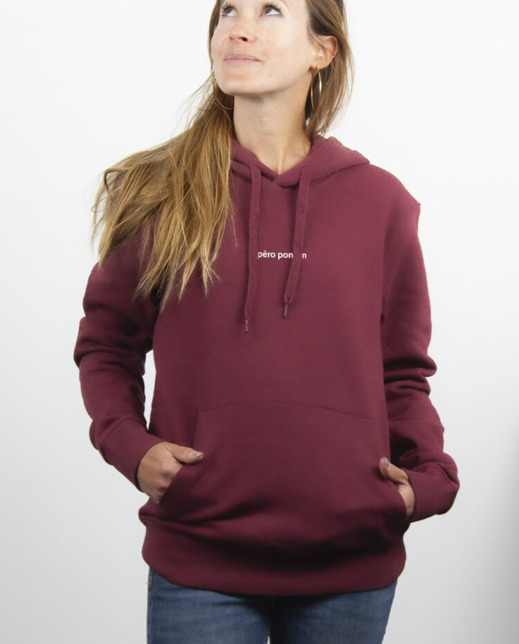 APERO PONTON Sweat Femme Bordeau SWFBOR173