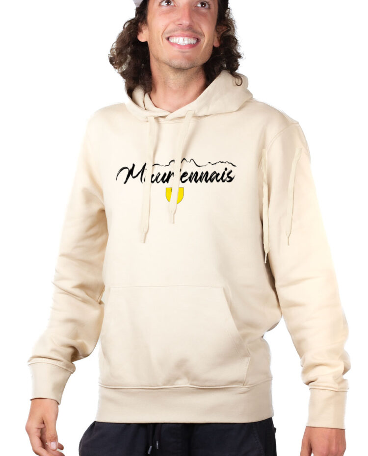 Hoodie Sweat capuche Homme Naturel SWHNAT MAURIENNAIS