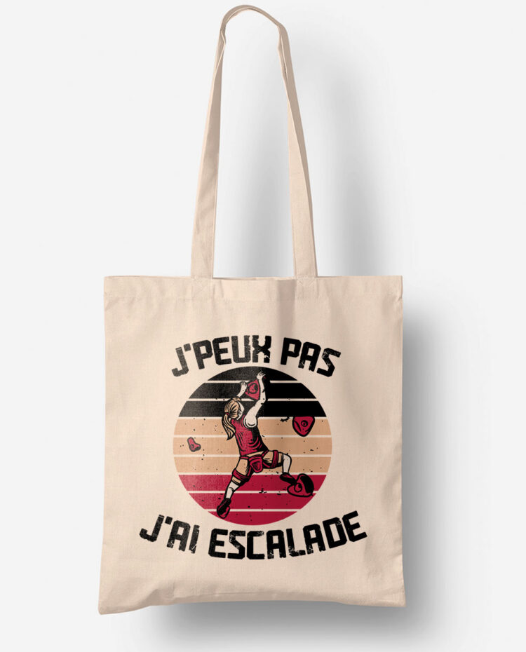 JPEUX PAS JAI ESCALADE FEMME Tote bag sac savoie TO189