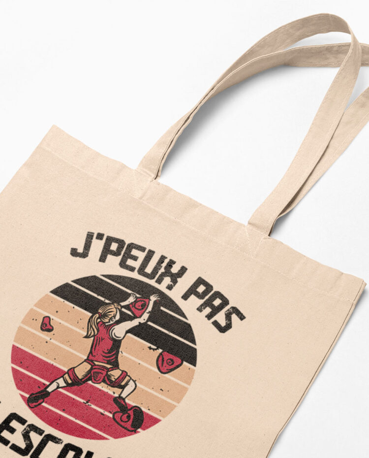 JPEUX PAS JAI ESCALADE FEMME Tote bag sac savoie zoom TO189