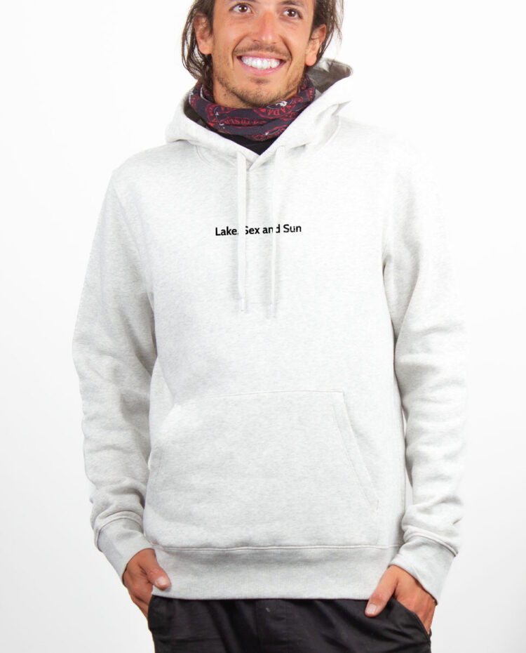 LAKE SEX AND SUN Hoodie Sweat capuche Homme Blanc SWHBLA168