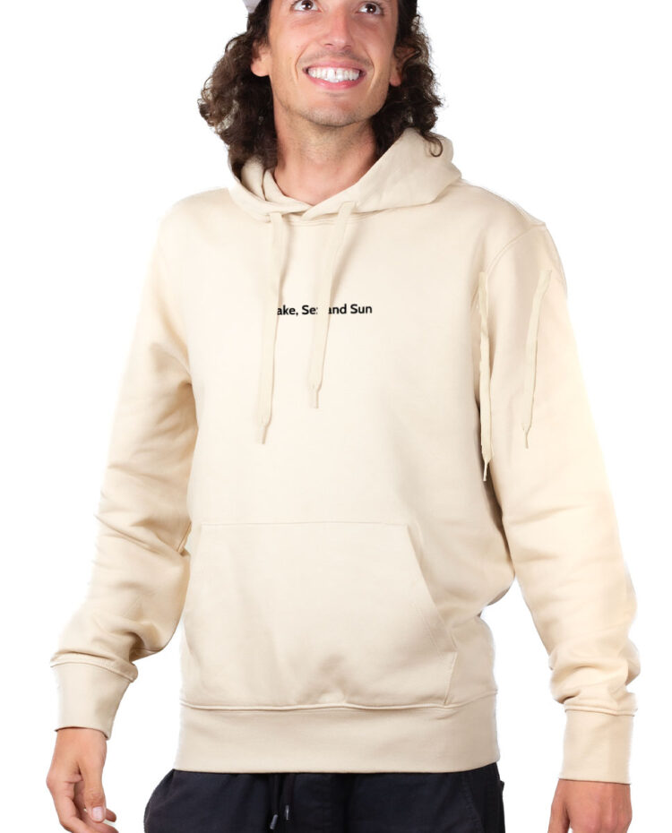 LAKE SEX AND SUN Hoodie Sweat capuche Homme Naturel SWHNAT168