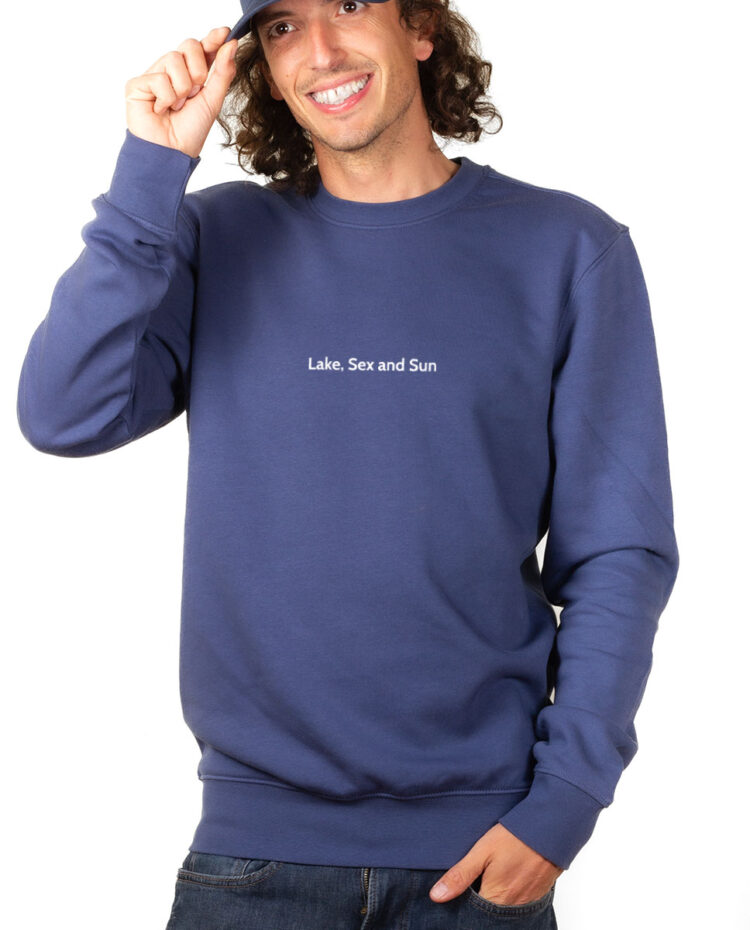 LAKE SEX AND SUN Sweatshirt Pull Homme bleu PUHBLE168