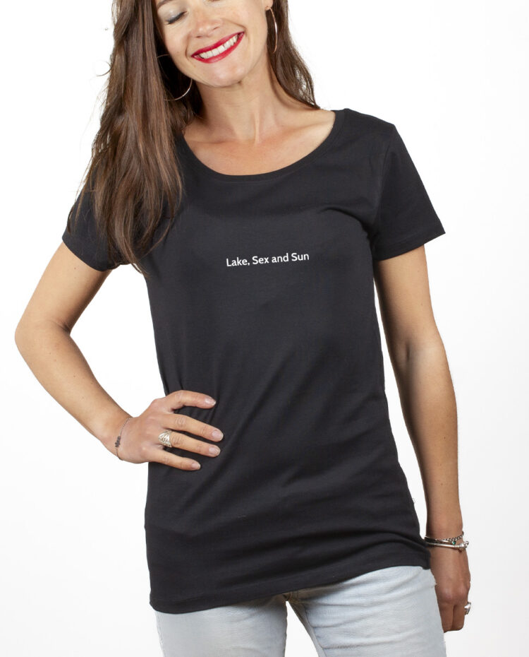 LAKE SEX AND SUN T shirt Femme Noir TSFN168