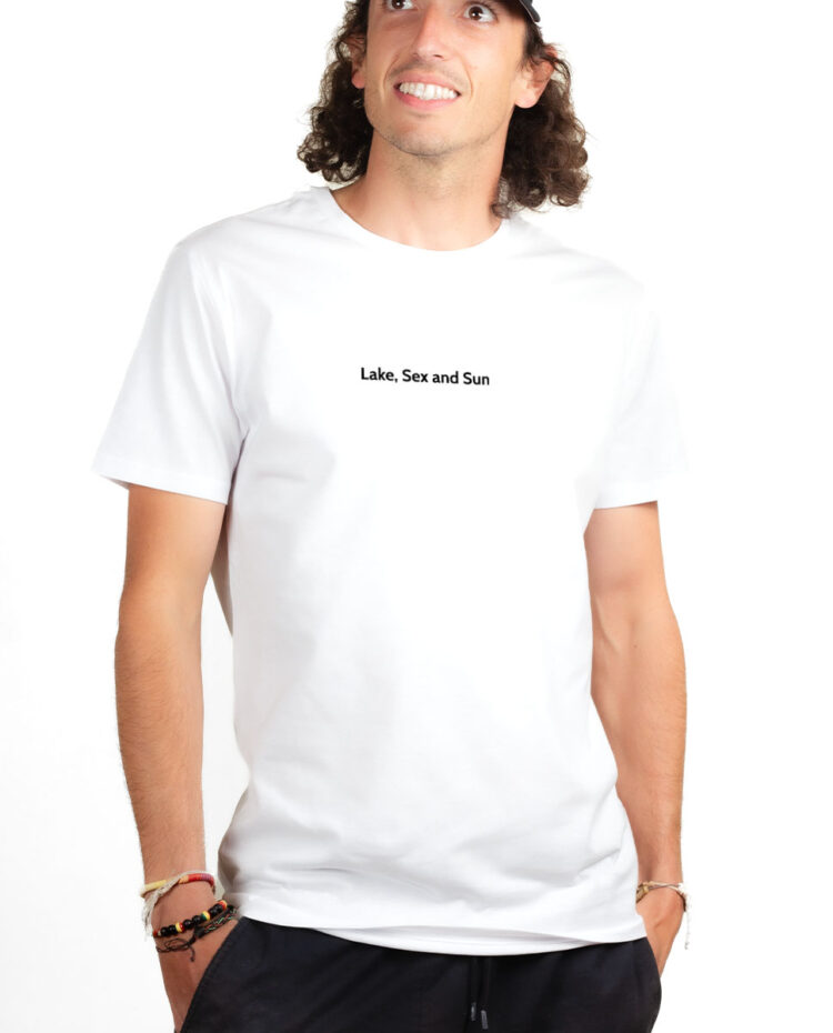 LAKE SEX AND SUN T shirt Homme Blanc TSHB168