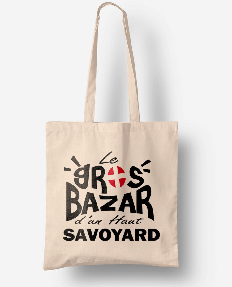 LE GROS BAZAR DUN HAUT SAVOYARD Tote bag sac savoie TO161