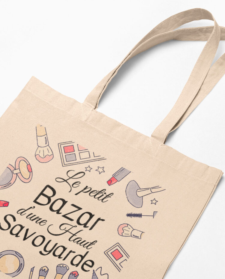 LE PETIT BAZAR DUNE HAUT SAVOYARDE Tote bag sac savoie zoom TO159