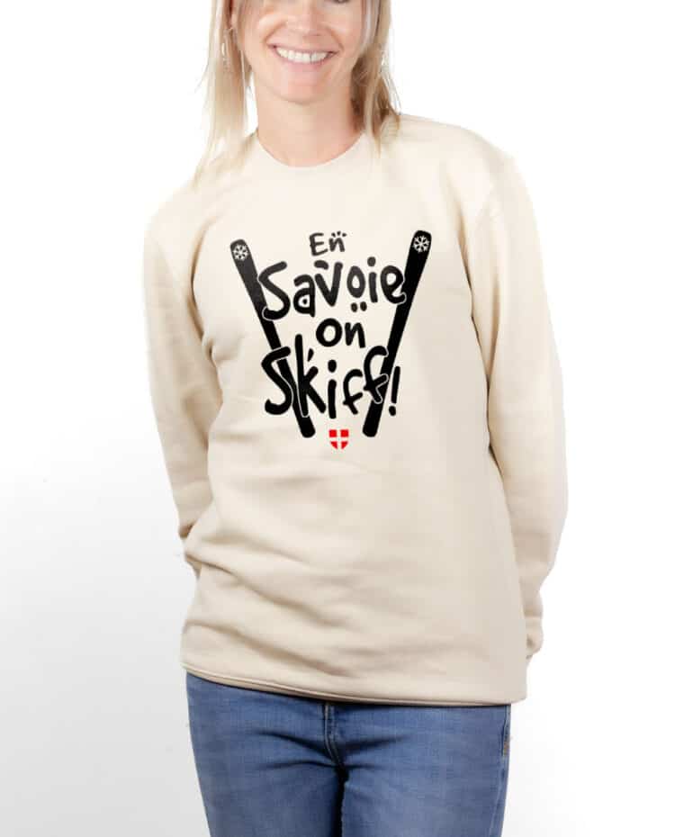 PUFNAT Sweatshirt pull Femme Naturel EN SAVOIE ON SKIFF