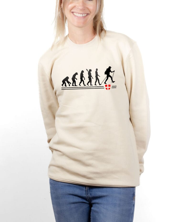 PUFNAT Sweatshirt pull Femme Naturel EVOLUTION RANDONNEUR
