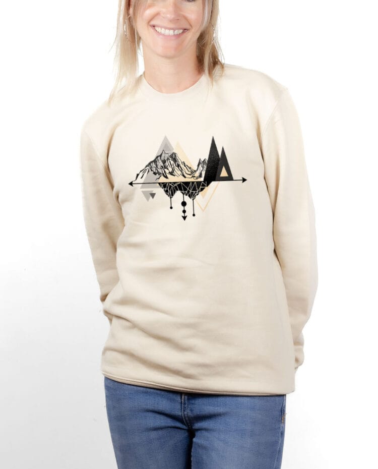 PUFNAT Sweatshirt pull Femme Naturel HAUTE MONTAGNE