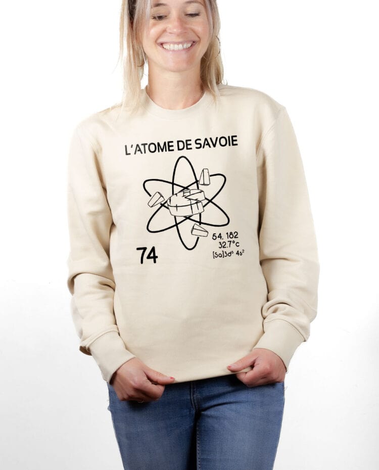 PUFNAT Sweatshirt pull Femme Naturel L ATOME DE SAVOIE 74