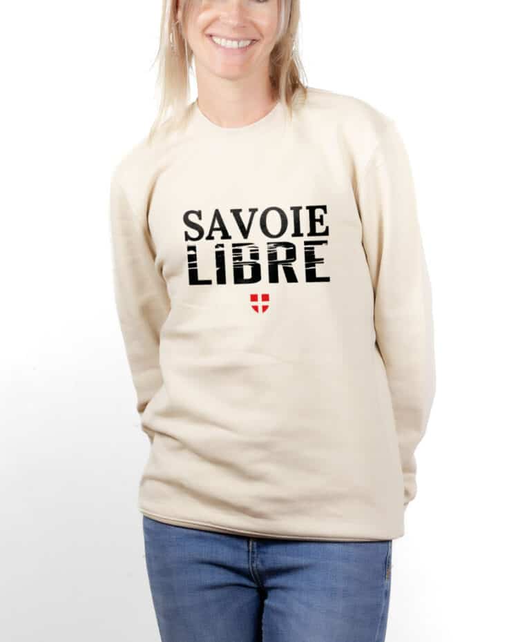 PUFNAT Sweatshirt pull Femme Naturel SAVOIE LIBRE