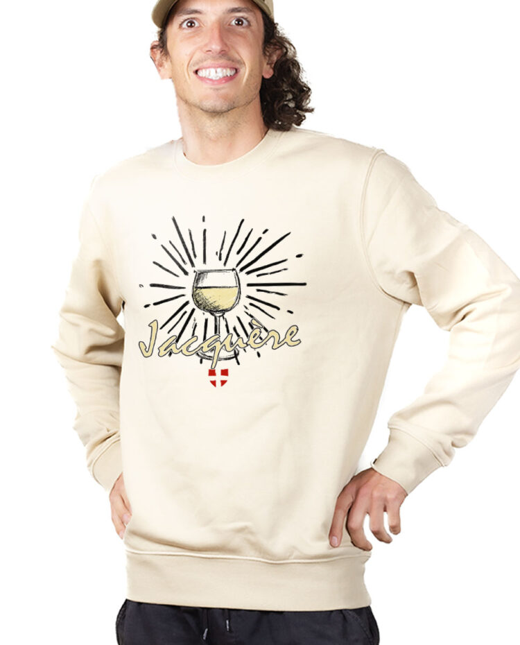 PUHNAT Sweatshirt Pull Homme Naturel JACQUERE