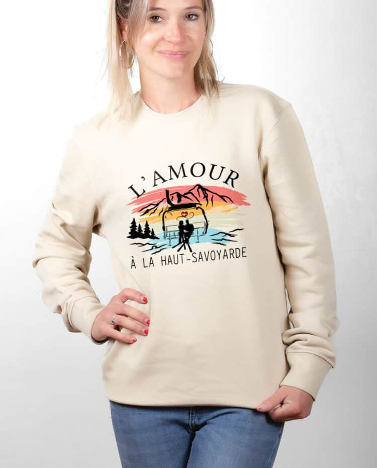 Pull Femme NATUREL PUFNAT LAMOUR A LA HAUT SAVOYARDE