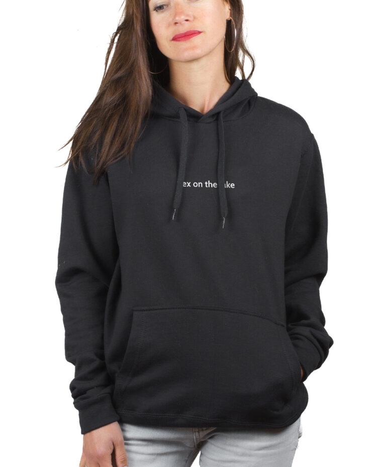 SEX ON THE LAKE hoodie Sweat capuche Femme Noir SWFNOI174