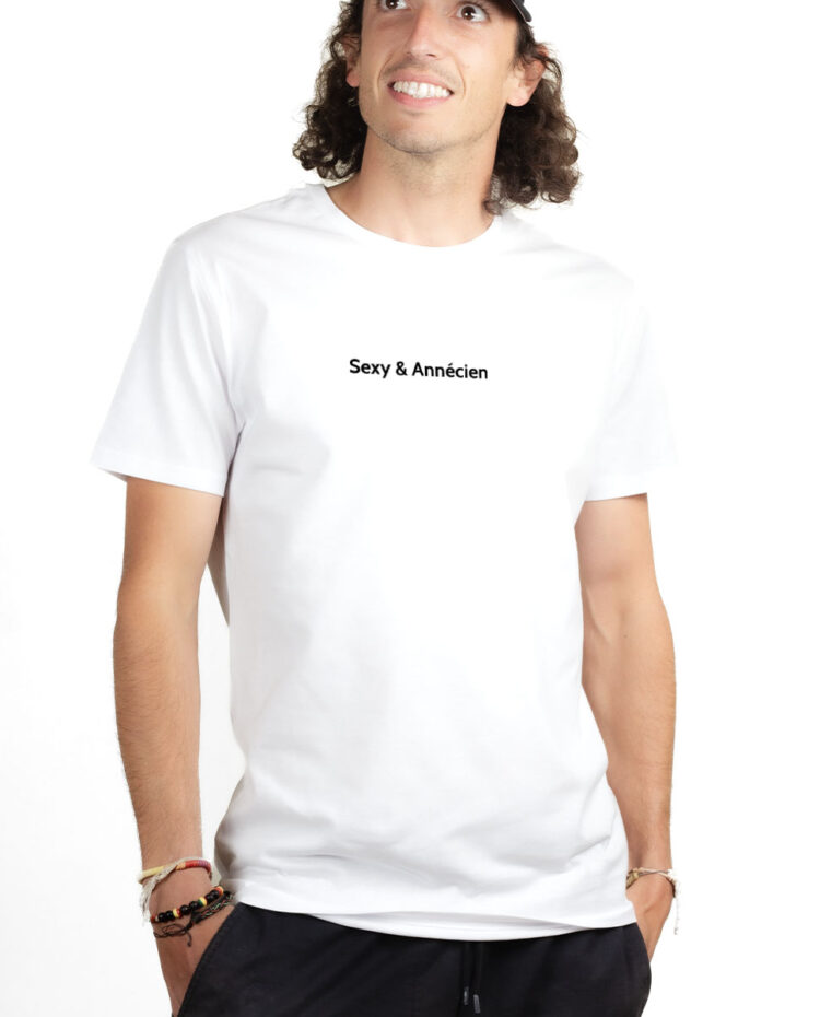 SEXY ANNECIEN T shirt Homme Blanc TSHB181