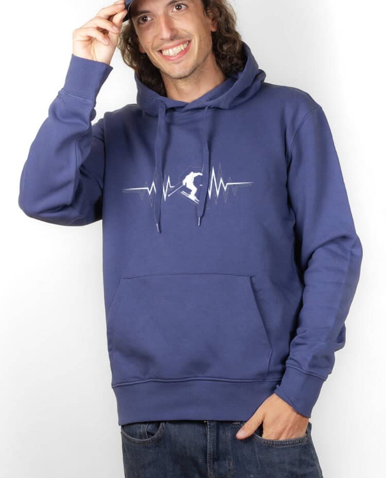 SWEAT HOMME : SKI BATTEMENTS DE COEUR