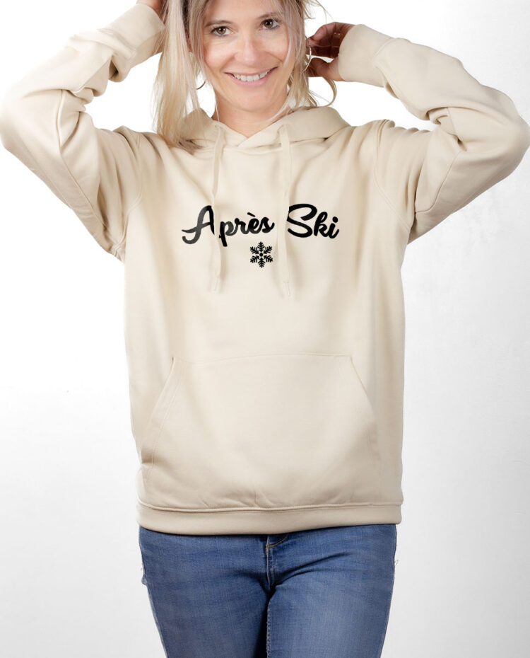 SWFNAT Sweat Femme Naturel APRES SKI