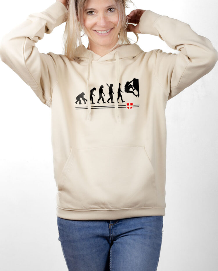 SWFNAT Sweat Femme Naturel EVOLUTION ESCALADE