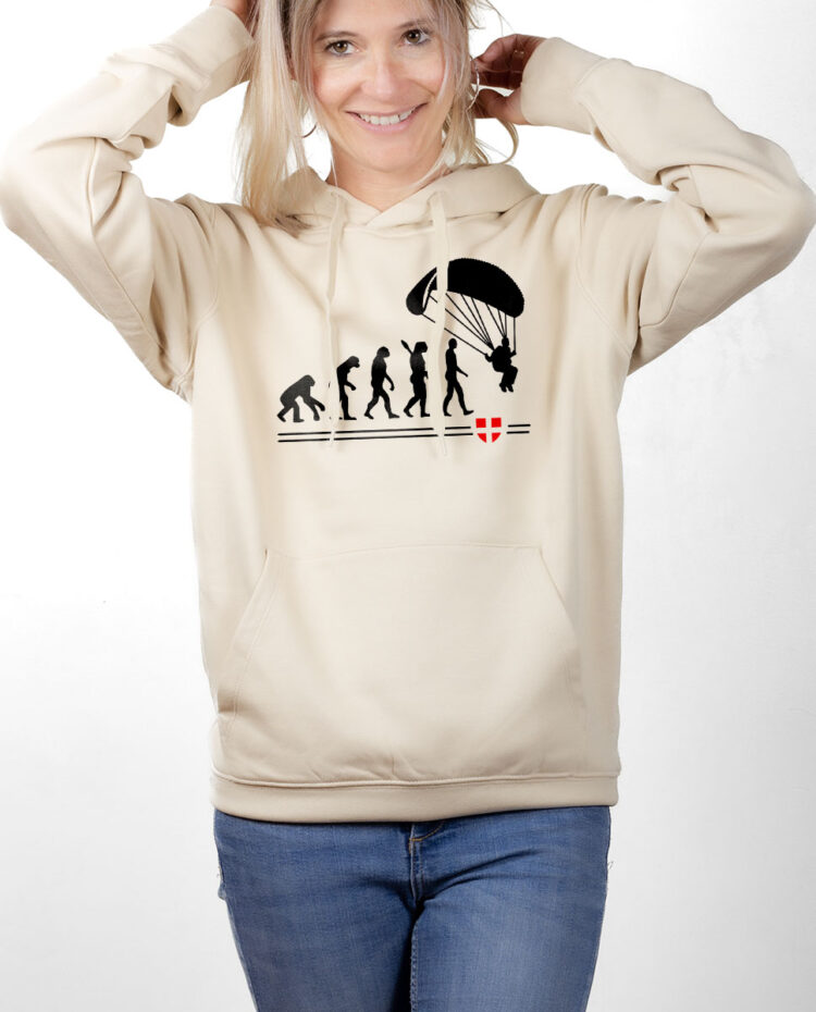 SWFNAT Sweat Femme Naturel EVOLUTION PARAPENTE