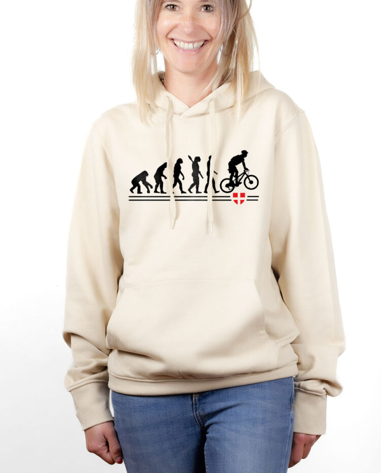 SWFNAT hoodie Sweat capuche Femme naturel EVOLUTION VTT