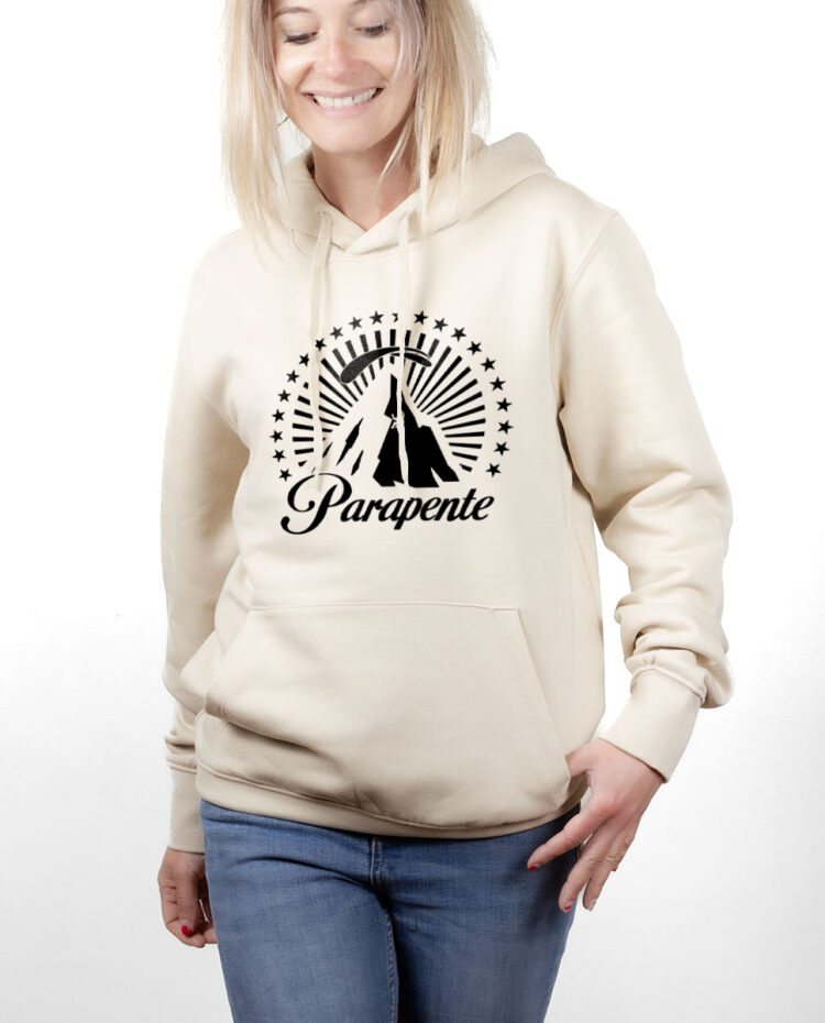 SWFNAT hoodie Sweat capuche Femme naturel PARAPENTE