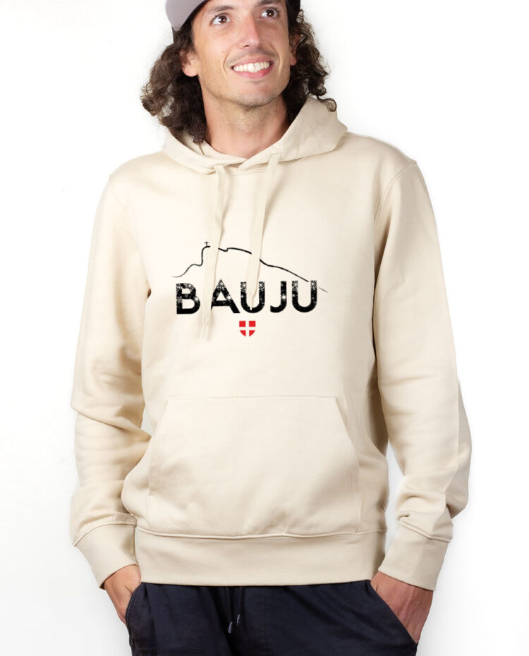 SWHNAT Hoodie Sweat capuche Homme Naturel BAUJU