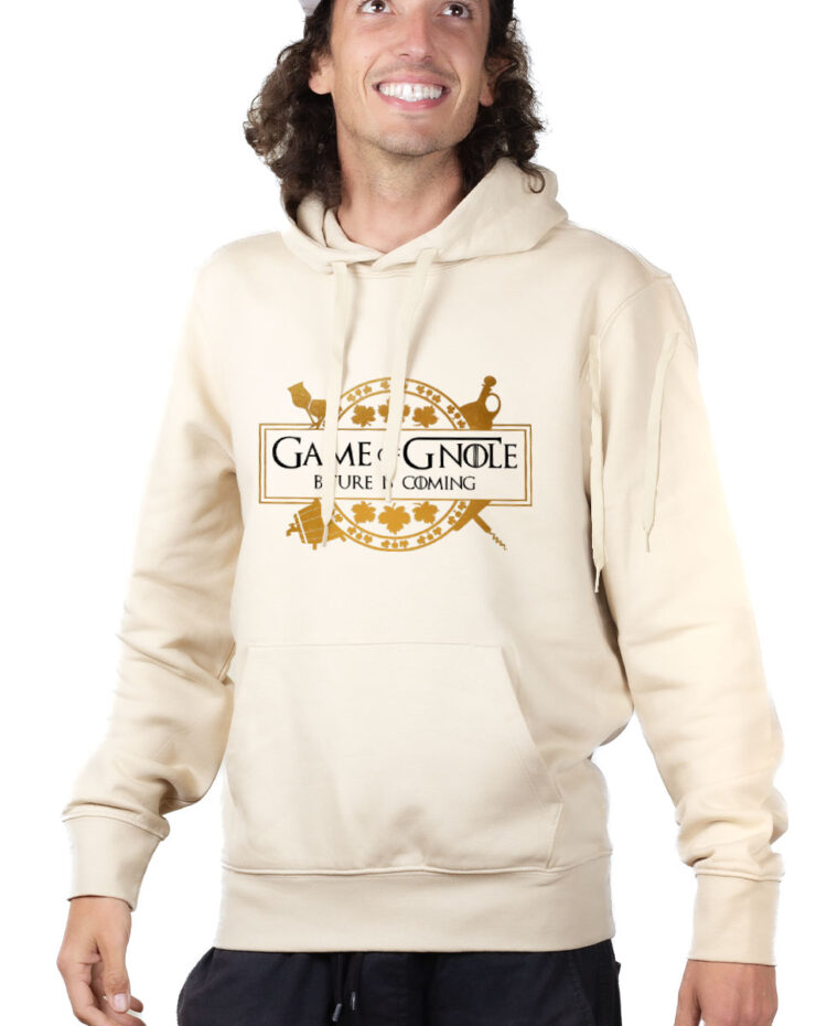 SWHNAT Hoodie Sweat capuche Homme Naturel GAME OF GNOLE
