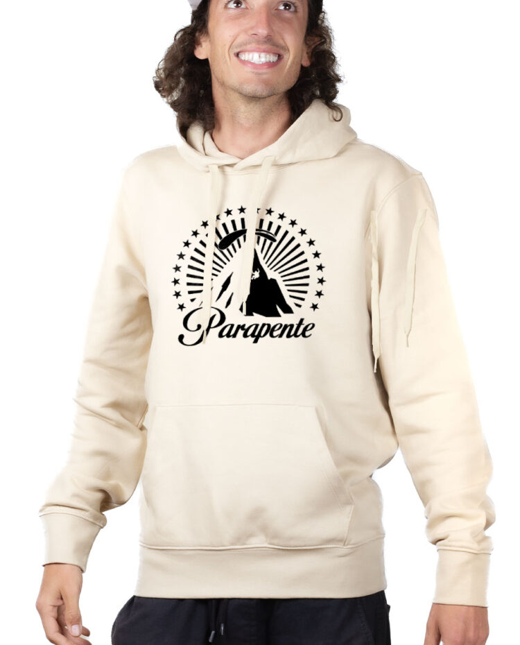 SWHNAT Hoodie Sweat capuche Homme Naturel PARAPENTE