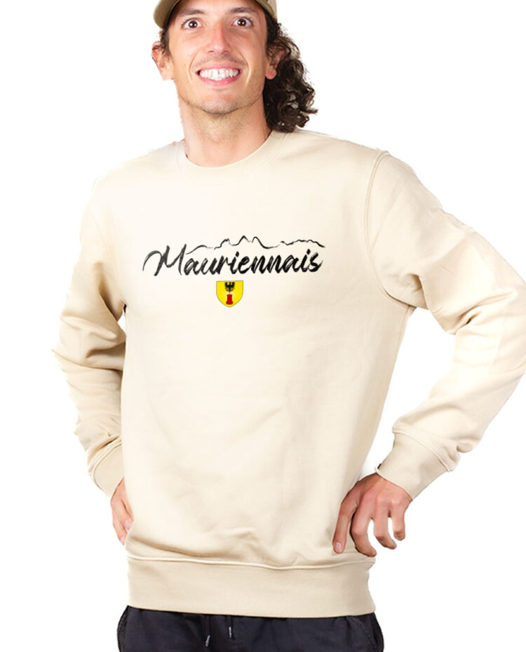 Sweatshirt Pull Homme Naturel PUHNAT MAURIENNAIS
