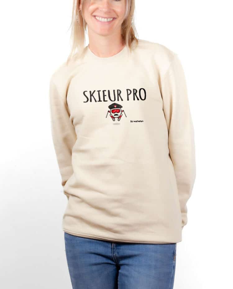 Sweatshirt pull Femme Naturel PUFNAT SKIEUR PRO