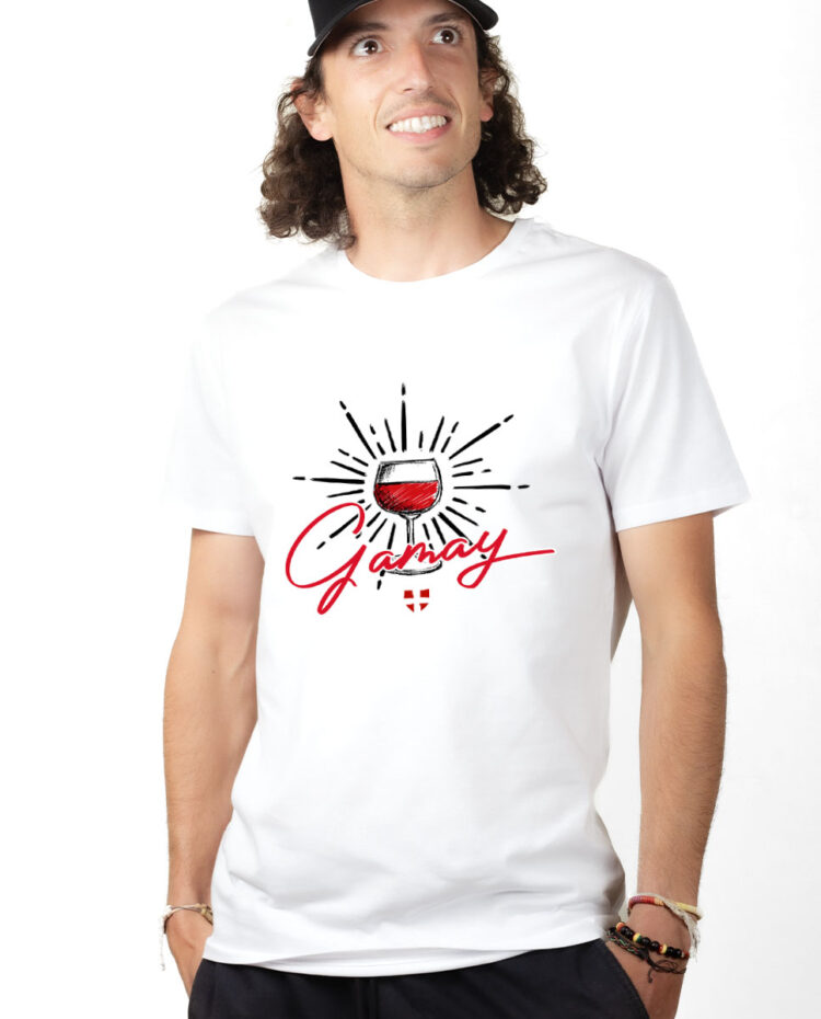 TSHB T shirt Homme Blanc GAMAY