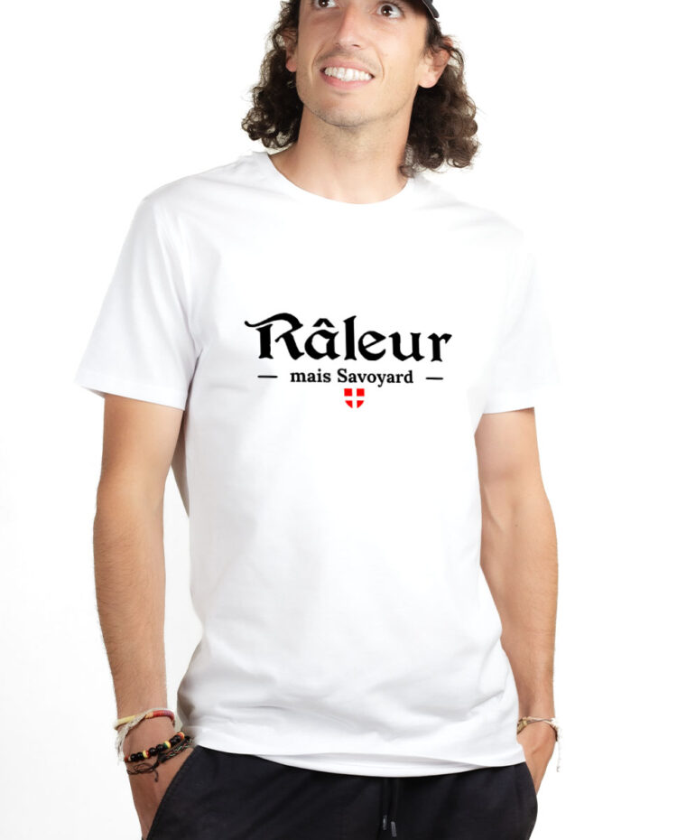 TSHB T shirt Homme Blanc RALEUR SAVOYARD