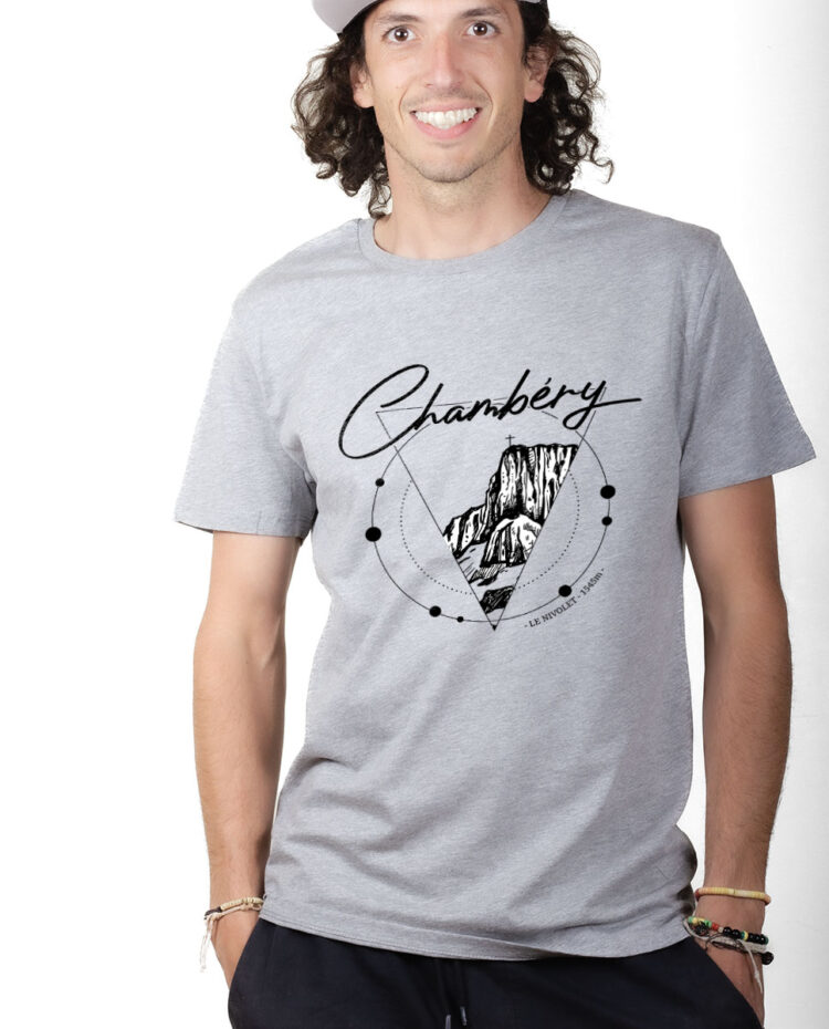 TSHG T shirt Homme Gris CHAMBERY CROIX DU NIVOLET