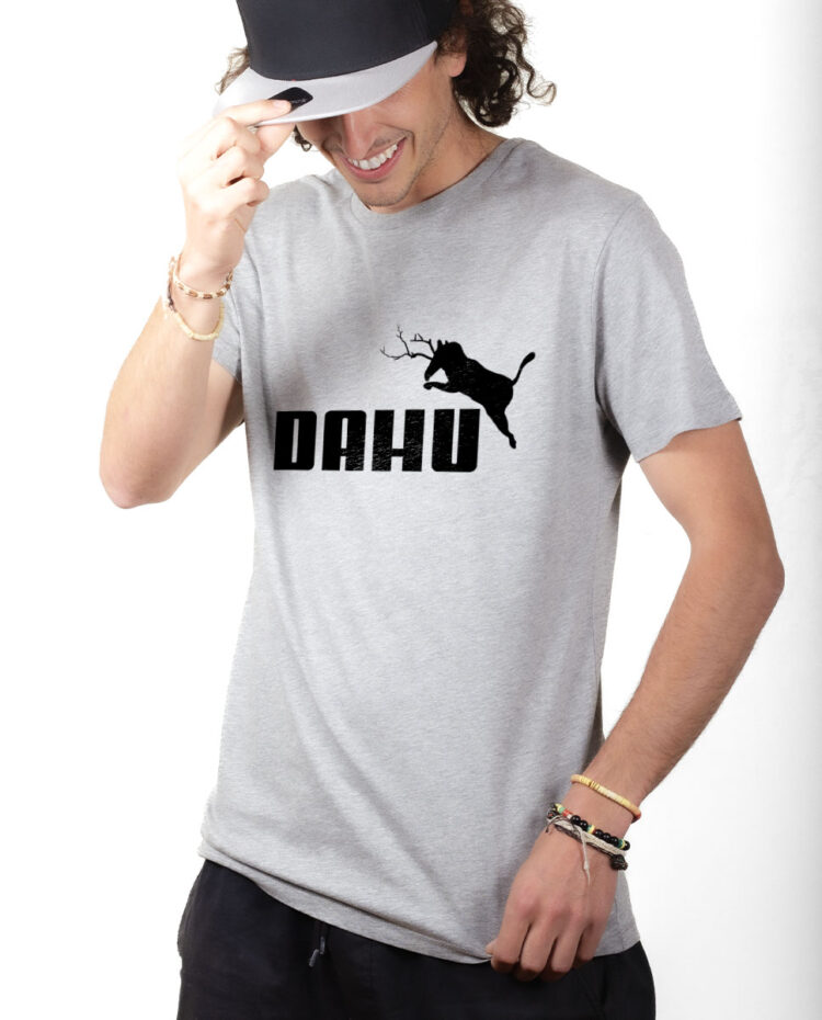 TSHG T shirt Homme Gris DAHU