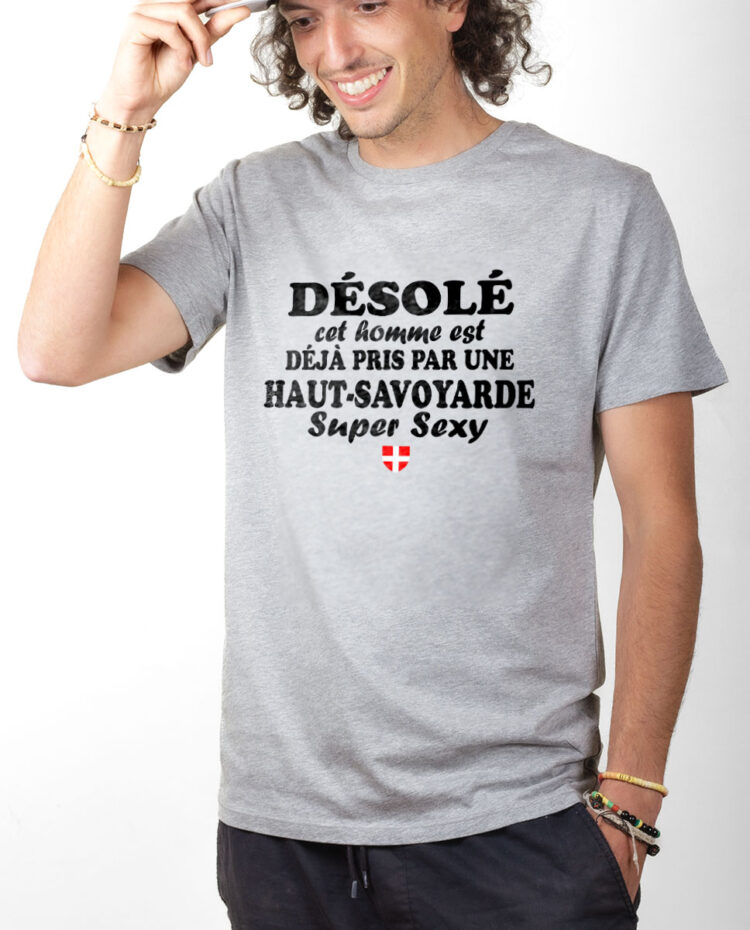 TSHG T shirt Homme Gris DEJA PRIS PAR UNE HAUT SAVOYARDE