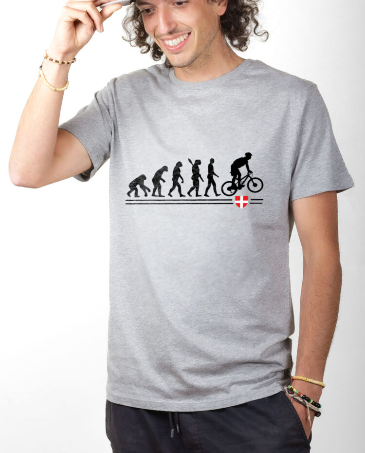 TSHG T shirt Homme Gris EVOLUTION VTT