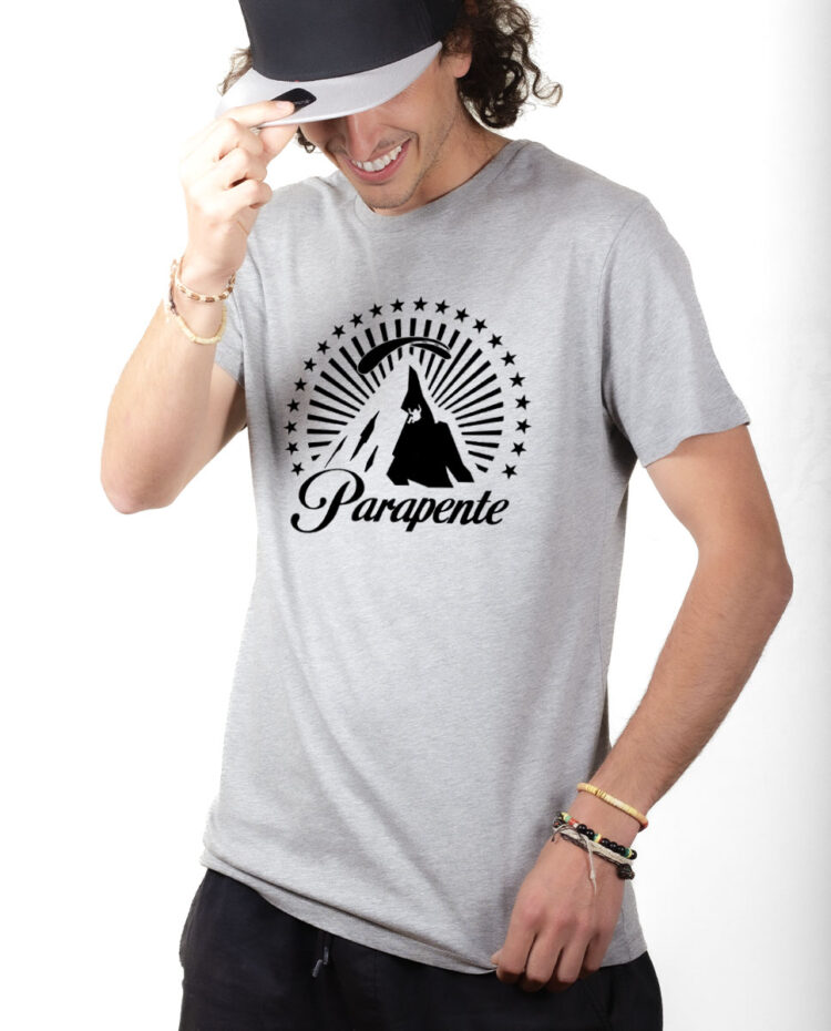 TSHG T shirt Homme Gris PARAPENTE