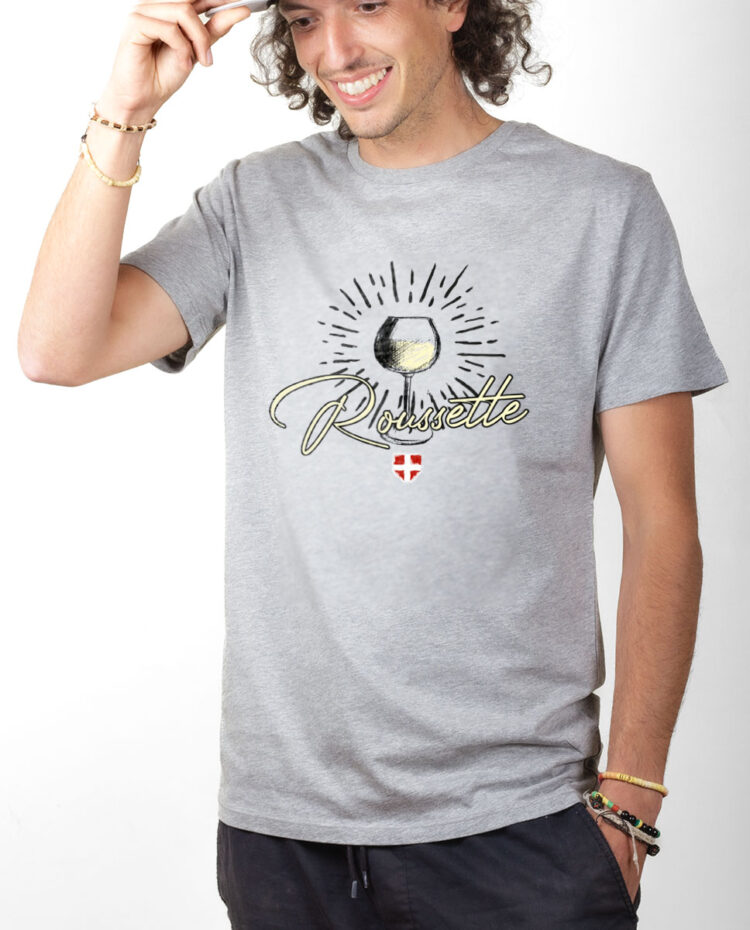 TSHG T shirt Homme Gris ROUSSETTE