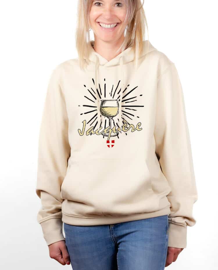 hoodie Sweat capuche Femme naturel SWFNAT JACQUERE