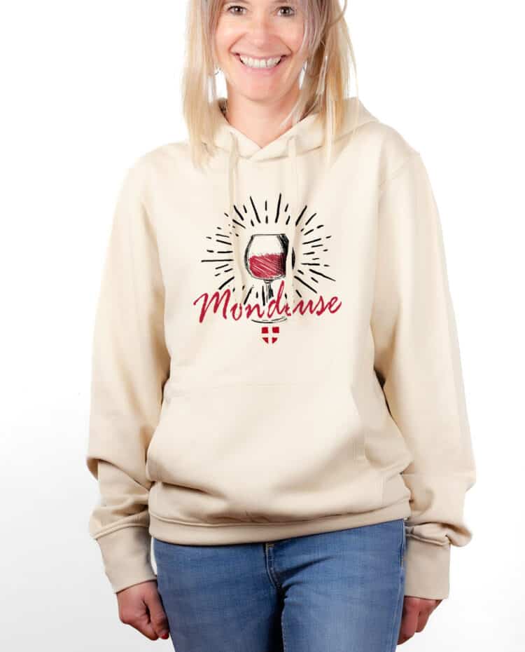 hoodie Sweat capuche Femme naturel SWFNAT MONDEUSE