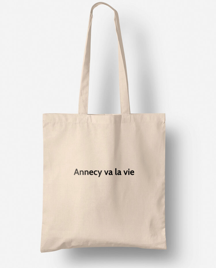 memannecy Annecy va la vie Tote bag sac savoie TO196