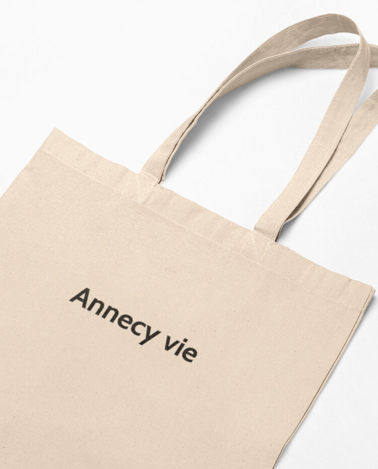 memannecy Annecy vie Tote bag sac savoie zoom TO202