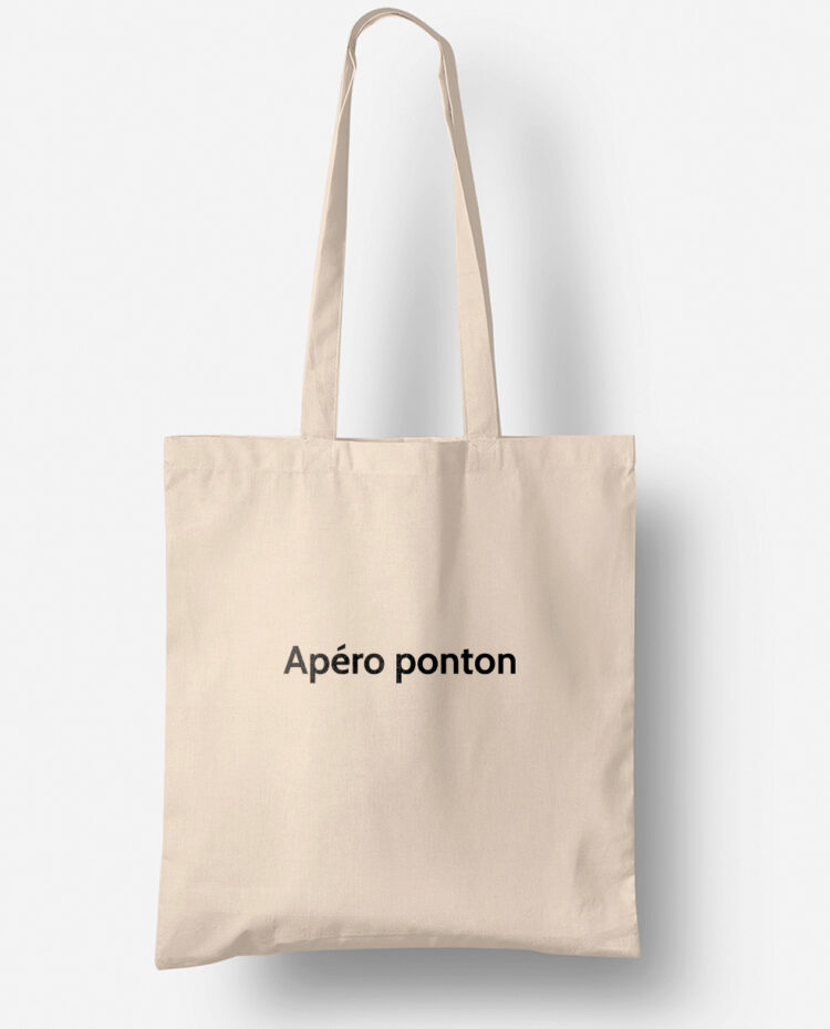 memannecy Apero ponton Tote bag sac savoie TO193