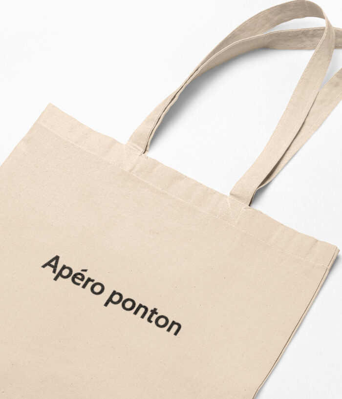 memannecy Apero ponton Tote bag sac savoie zoom TO193