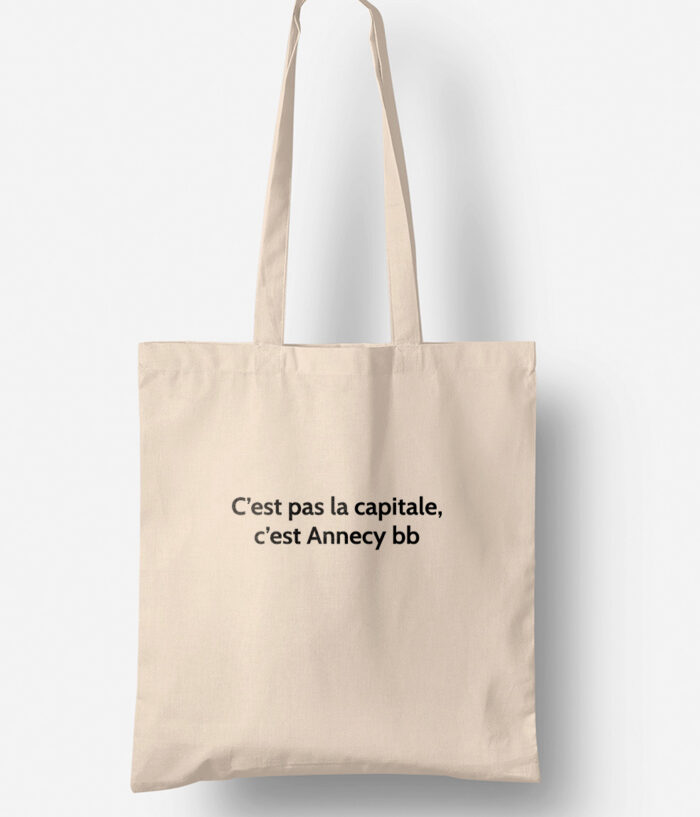 memannecy Cest pas la capitale cest Annecy bb Tote bag sac savoie TO195