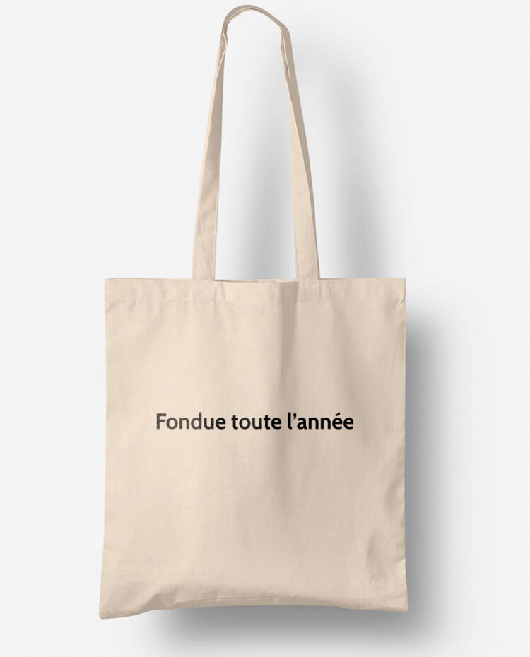 memannecy Fondue toute lannee Tote bag sac savoie TO198